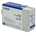 EPSON TM-C3400 COLORWORKS / SECURCOLOR INKJET LABEL PRINTER INK CARTRIDGE, SJIC15P, CYAN / MAGENTA / YELLOW, SINGLE (0233-0076)