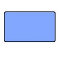 .030" CR80 LIGHT BLUE PLASTIC CARDS - 500 PER PACKAGE, SHRINK WRAPPED IN 100'S (0966-0141)