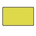 .030" CR80 YELLOW PLASTIC CARDS - 500 PER PACKAGE, SHRINK WRAPPED IN 100'S (0966-0081)
