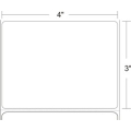 XL PRINT TT LABELS 4.00 X 4.00 700/ROLL 8 ROLLS/CASE 5" OD/1" CORE, PERF