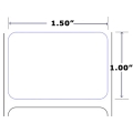 XL PRINT TT LABELS 1.50 X 1.00 5334/ROLL  16 ROLLS/CASE 8" OD/3" CORE, PERF