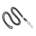 LANYARD, ROUND WOVEN, BLACK, NPS, 100/PKG (0832-0408)