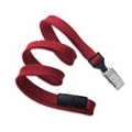 LANYARD, B-AWAY, 3/8", RED, NPS BD CLIP, 100/PKG (0832-0270)