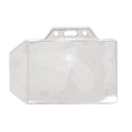 BADGE HOLDER, CLEAR VINYL TUCK, 100/PKG (0832-0480)