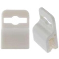 CARD HOLDER, WHITE, 30 CARD GRIP, 100/PKG (0832-0370)