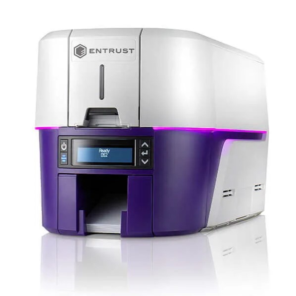 Entrust Datacard Sigma DS2 - Duplex -  ISO Magnetic Stripe, USB/Ethernet,  Dye Sublimation, 125-Card Input Hopper