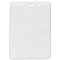 BADGE HOLDER, VERTICAL TOP, CLEAR, H/D PROX, 100/PKG (0832-0357)