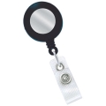 RETRACTABLE BADGE REEL, BLACK, 100/PKG (0832-0092)