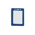 BADGE HOLDER, VERTICAL BLUE FRAME, 100/PKG (0832-0176)