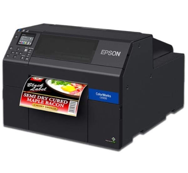 EPSON COLORWORKS CW-C6500P MATTE 8" INKJET LABEL PRINTER USB/ETHERNET PEELER