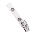 STRAP CLIP, CLEAR, RIBBED, 2.75", 100/PKG (0832-0495)