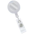 RETRACTABLE  BADGE REEL, WHITE, 100/PKG (0832-0102)